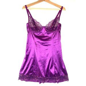 The Escanté Collection Women's Nightdress & Thong Raspberry Color Size X…